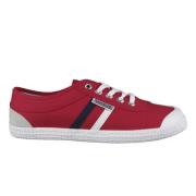 Kawasaki Retro Canvas Sneakers Red, Herr