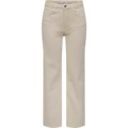 Only Straight Jeans Beige, Dam