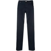 Brunello Cucinelli Marinblå Denim Straight-Leg Jeans Blue, Herr