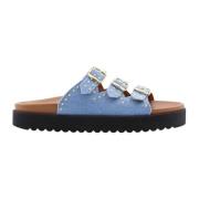 Dwrs Komfort Slipper Mura Blue, Dam