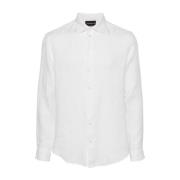 Emporio Armani Snygg Herrskjorta White, Herr