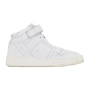 Saint Laurent Vintage Lädersneakers Tillverkade i Italien White, Herr