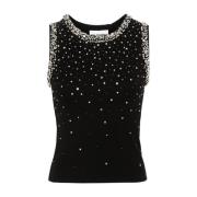 DES Phemmes Svart Kristall Degrade Tank Top Black, Dam