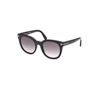 Tom Ford Stiliga Svarta Solglasögon Black, Unisex