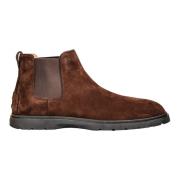 Tod's Italienska Läder Ankelboots Brown, Herr