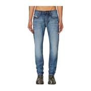 Diesel Slim Denim Jeans för Män Blue, Herr