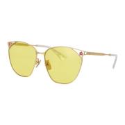 Gucci Stiliga solglasögon Gg1375Sa Yellow, Dam