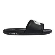 Lacoste Svarta Croco Dualiste Sandaler Black, Herr