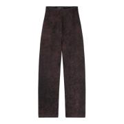 Cortana Burgundy Jacquard Linnebyxor Multicolor, Dam