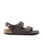 Birkenstock Stiliga Platta Sandaler för Män Brown, Herr