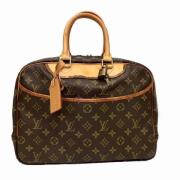 Louis Vuitton Vintage Pre-owned Canvas handvskor Brown, Dam