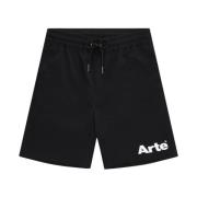 Arte Antwerp Samuel Logo Shorts Black, Herr