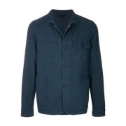 Altea Elegant Boxy Jacket Blue, Herr