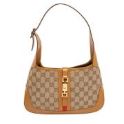 Gucci Vintage Pre-owned Canvas handvskor Beige, Dam