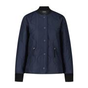 A.p.c. Snap Button Puffer Jacket Blue, Dam