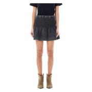 Isabel Marant Étoile Mini Kjol Pacifica Black, Dam