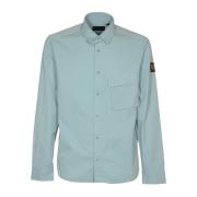 Belstaff Scale Skjorta Blue, Herr