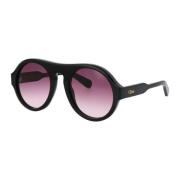 Chloé Stiliga solglasögon med Ch0151S modell Black, Dam