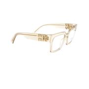 Miu Miu Stiliga Solglasögon Beige, Unisex