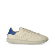 ASH Ivory Blue Sneaker med Perforerat Logotyp Beige, Herr