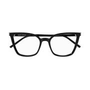 Saint Laurent Cat-Eye Solglasögon med Ikoniska Detaljer Black, Dam