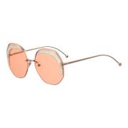 Fendi Rose Gold/Pink Sunglasses FF 0358/S Pink, Dam