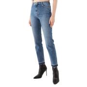 Pinko Slim Denim Comfort Jeans Blue, Dam