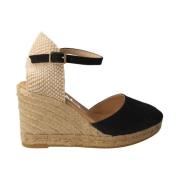 Gaimo Svart Global Espadrille Kilklackar Multicolor, Dam