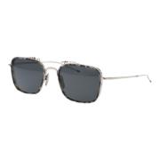 Thom Browne Stiliga solglasögon med unik design Gray, Dam