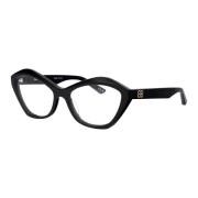 Balenciaga Stiliga Optiska Glasögon Bb0341O Black, Dam