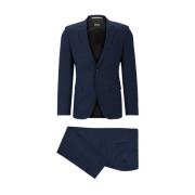 Boss Mörka Suits 50497192 Blue, Herr