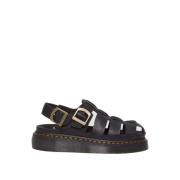 Dr. Martens Svarta Grizzly Shore Sandaler Black, Dam