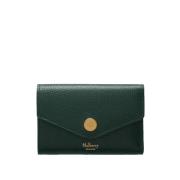 Mulberry Fällbar Plånbok med Flera Kortfack Green, Dam