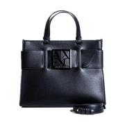 Armani Exchange Svart handväska med axelrem Black, Herr