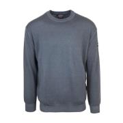 Paul & Shark Essentiell Herr Crewneck Sweater Gray, Herr