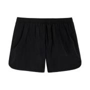 Ami Paris Svart Nylon Badshorts Black, Herr