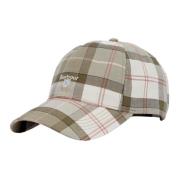 Barbour Tartan Sportkeps Glenmore Olive Multicolor, Herr