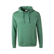 Pepe Jeans Bomullshoodie med broderat logotyp Green, Herr