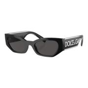 Dolce & Gabbana Modernt Unisex Cat-Eye Solglasögon Black, Unisex