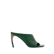 Salvatore Ferragamo Skoggrön Nymf Stilmodell Green, Dam