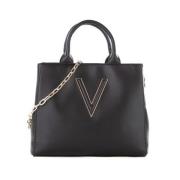 Valentino by Mario Valentino Svart Crossbody Väska - Chic Stil Black, ...