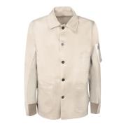 Sacai Beige Jacka Ss24 Beige, Herr