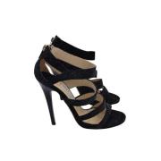 Jimmy Choo Pre-owned Pre-owned Polyester klackskor Black, Dam