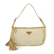 Prada Vintage Pre-owned Tyg prada-vskor Beige, Dam