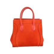 Celine Vintage Pre-owned Mocka totevskor Orange, Dam