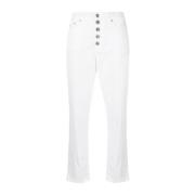 Dondup Chinos Byxor i Svart White, Dam