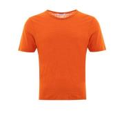 Gran Sasso Linne T-shirt med korta ärmar Orange, Herr