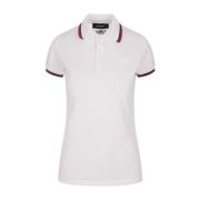 Dsquared2 Vit Polotröja med Logobrodyr White, Dam