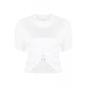 Paco Rabanne Vit T-shirt Mode Lyx White, Dam