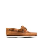 Timberland Brun Läder Slip-On Skor Brown, Herr